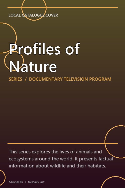 Profiles of Nature poster
