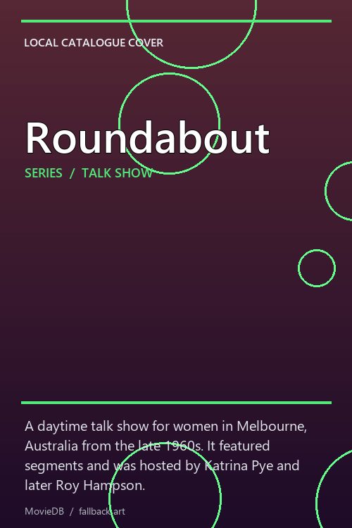 Roundabout poster