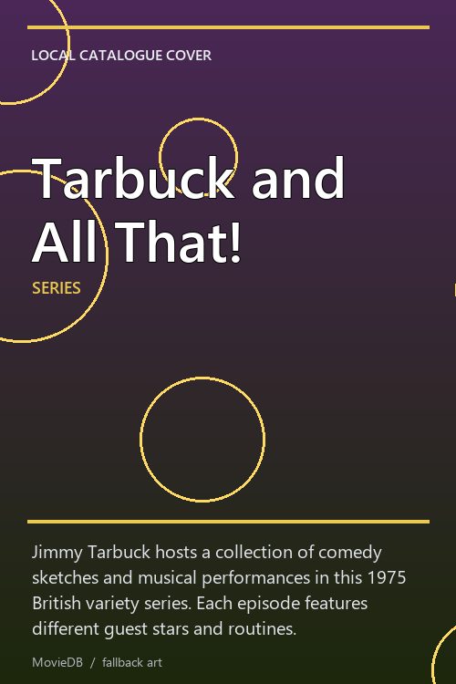 Tarbuck and All That! poster