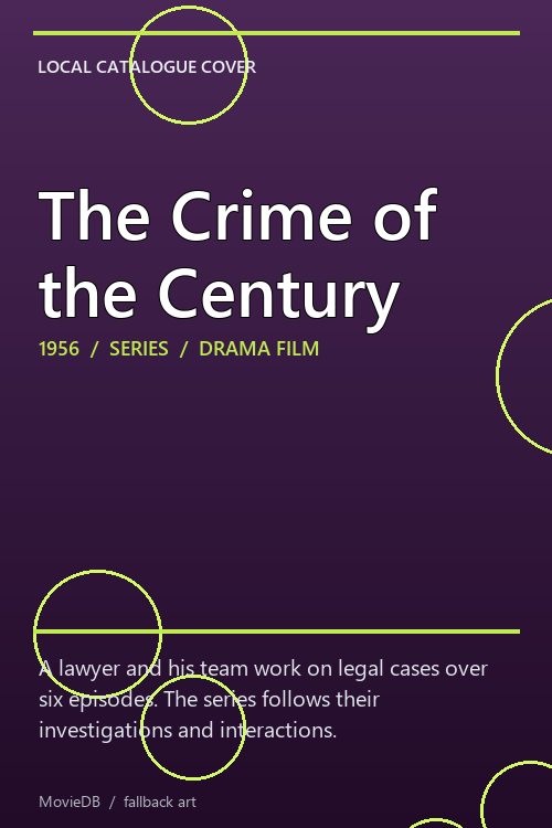 The Crime of the Century poster