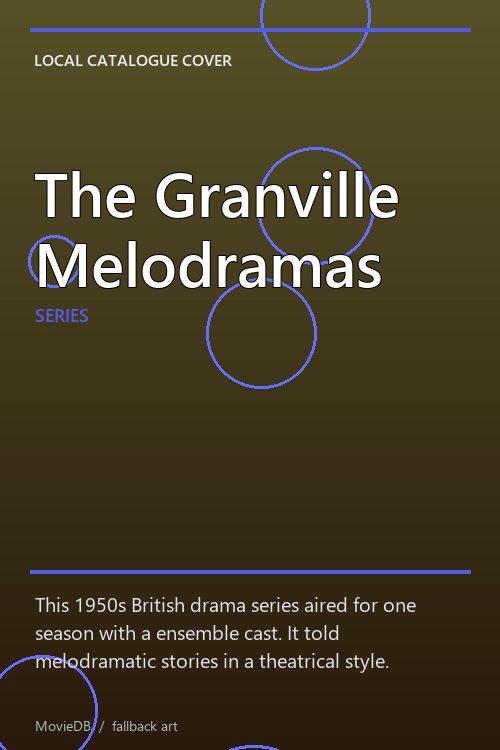 The Granville Melodramas poster