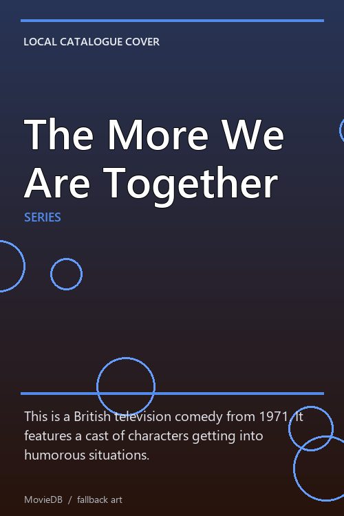 The More We Are Together poster