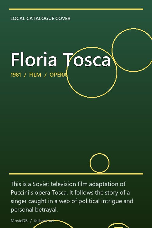 Floria Tosca poster