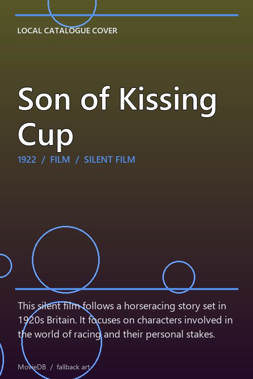 Son of Kissing Cup poster