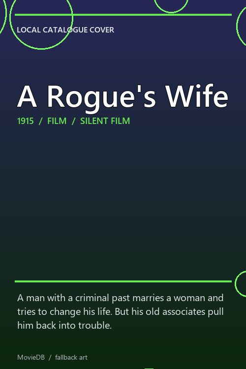 A Rogue's Wife poster