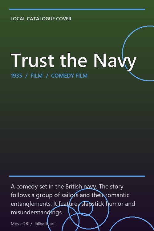 Trust the Navy poster