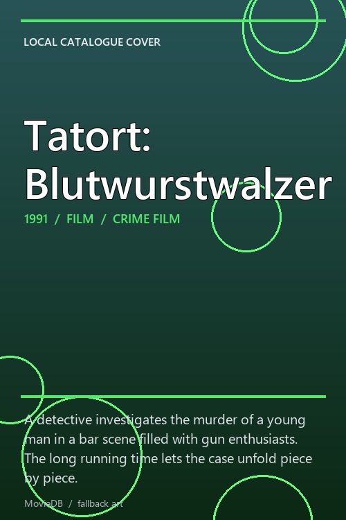 Tatort: Blutwurstwalzer poster