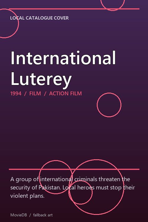 International Luterey poster