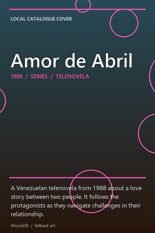 Amor de Abril poster