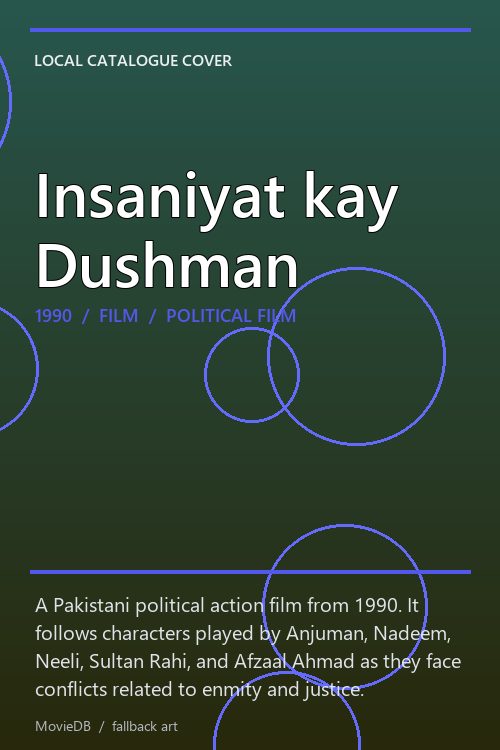 Insaniyat kay Dushman poster