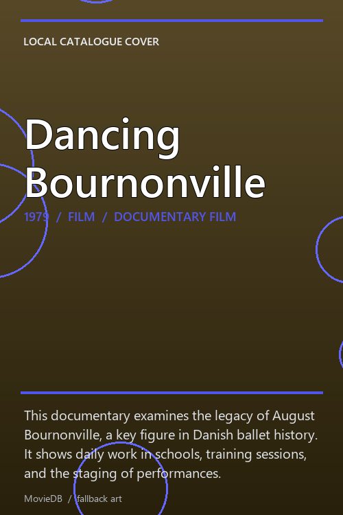 Dancing Bournonville poster