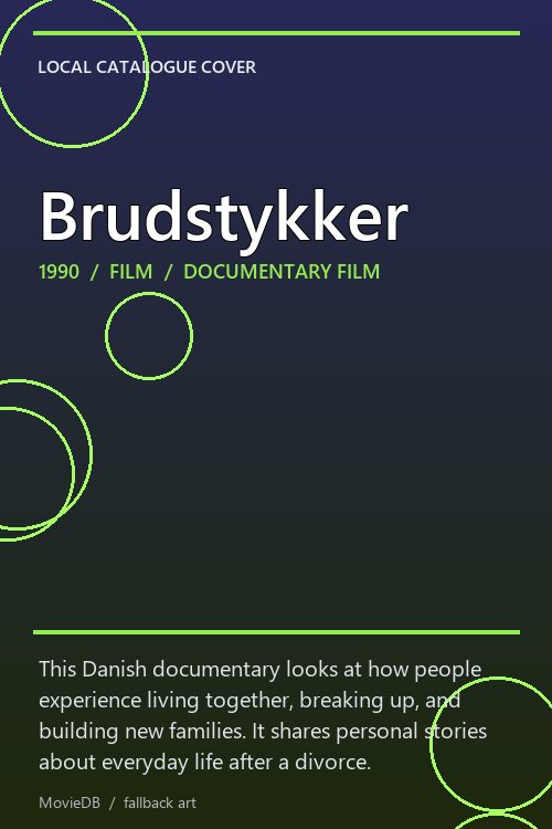 Brudstykker poster