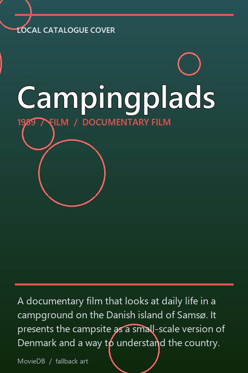 Campingplads poster