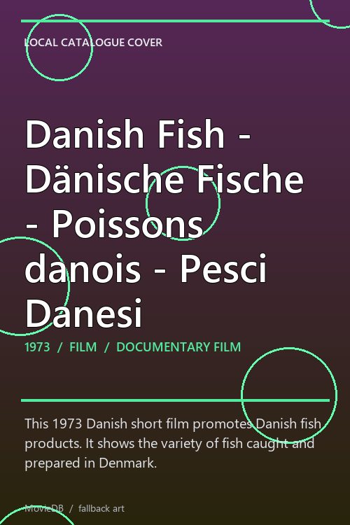 Danish Fish - Dänische Fische - Poissons danois - Pesci Danesi poster
