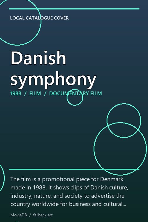 Danish symphony poster