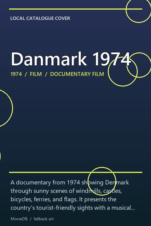 Danmark 1974 poster