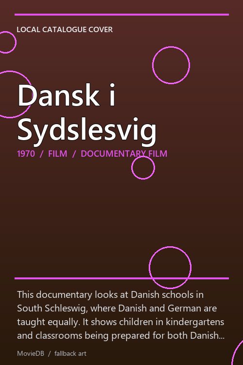 Dansk i Sydslesvig poster