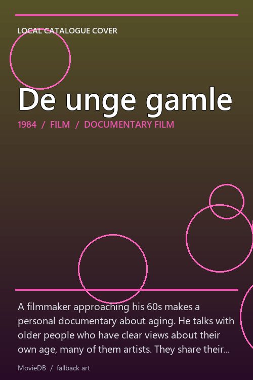 De unge gamle poster