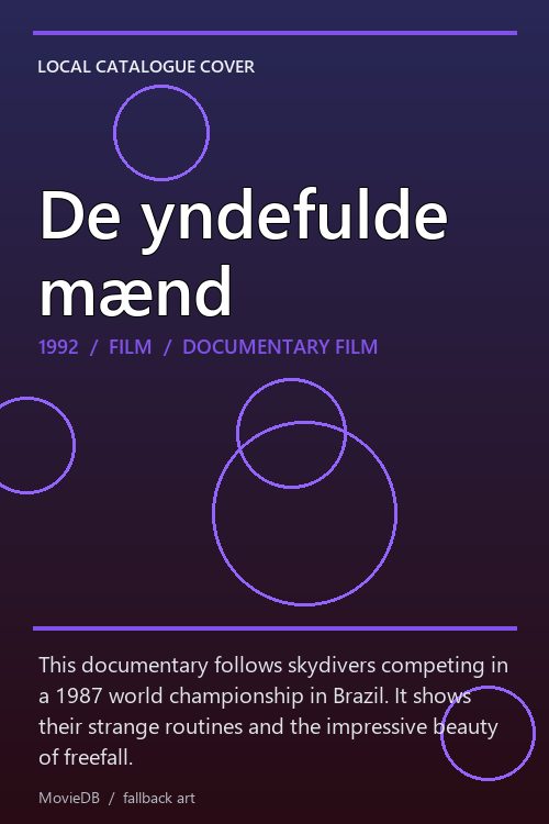 De yndefulde mænd poster