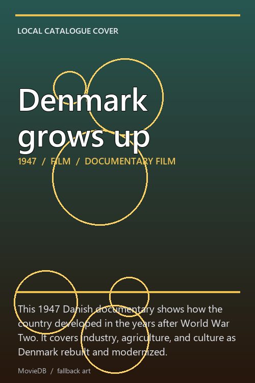 Denmark grows up poster