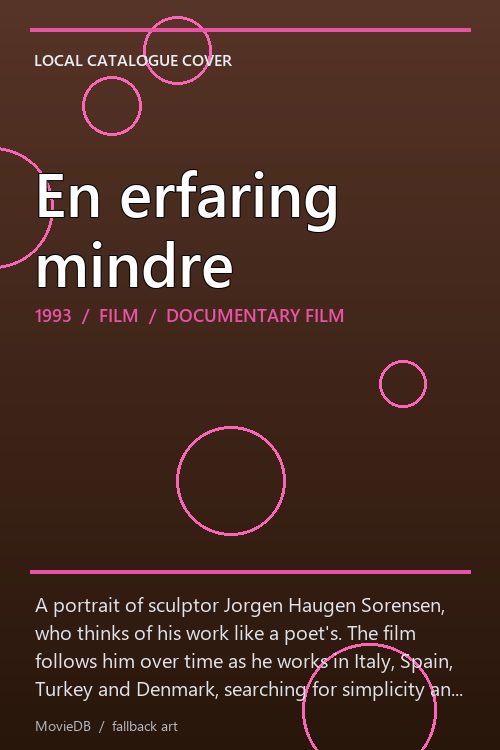 En erfaring mindre poster