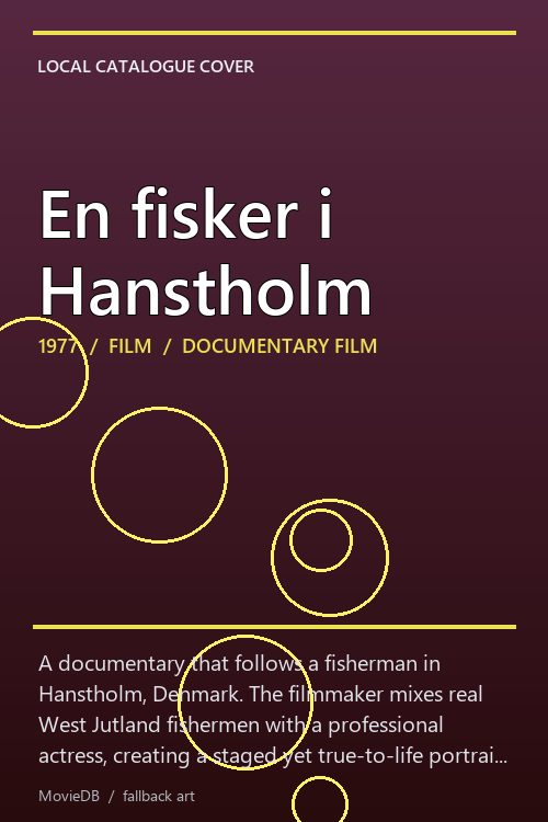 En fisker i Hanstholm poster