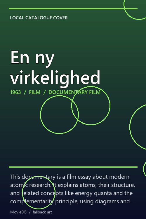 En ny virkelighed poster