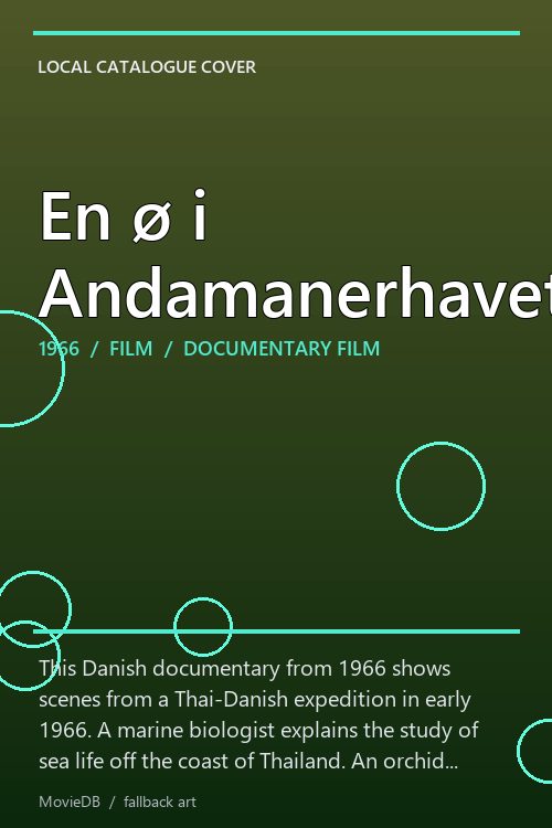 En ø i Andamanerhavet poster
