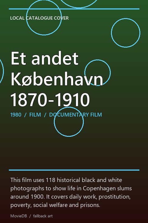 Et andet København 1870-1910 poster