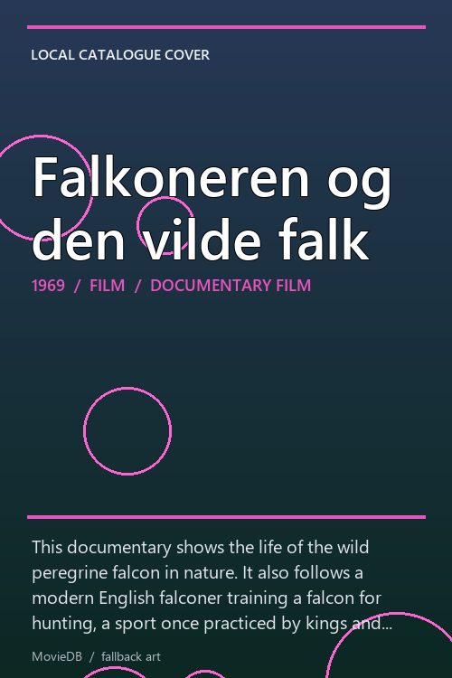 Falkoneren og den vilde falk poster