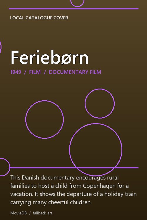 Feriebørn poster
