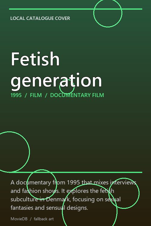 Fetish generation poster