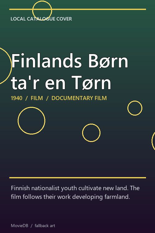 Finlands Børn ta'r en Tørn poster