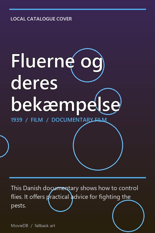 Fluerne og deres bekæmpelse poster