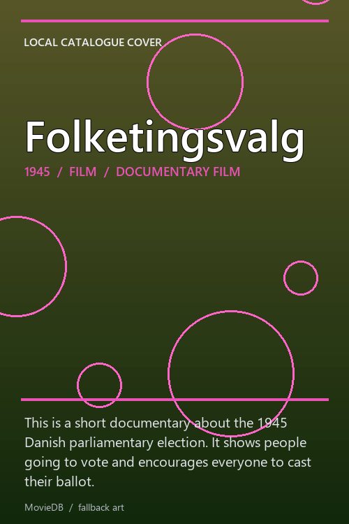 Folketingsvalg poster