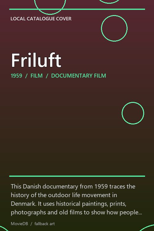 Friluft poster