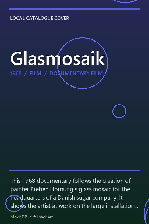 Glasmosaik poster