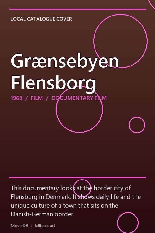 Grænsebyen Flensborg poster