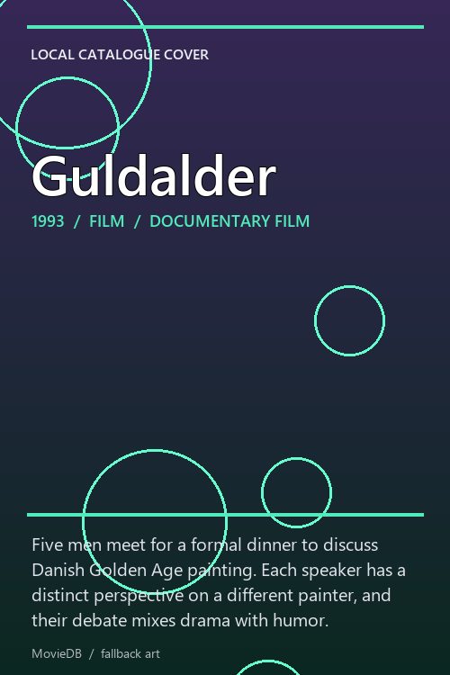 Guldalder poster