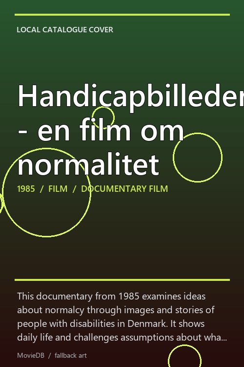 Handicapbilleder - en film om normalitet poster