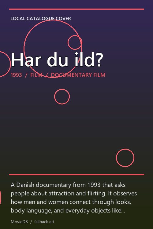 Har du ild? poster