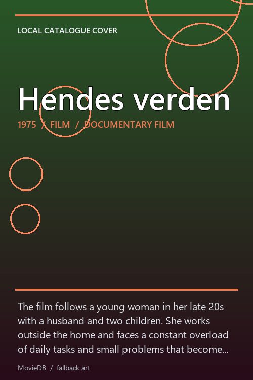 Hendes verden poster