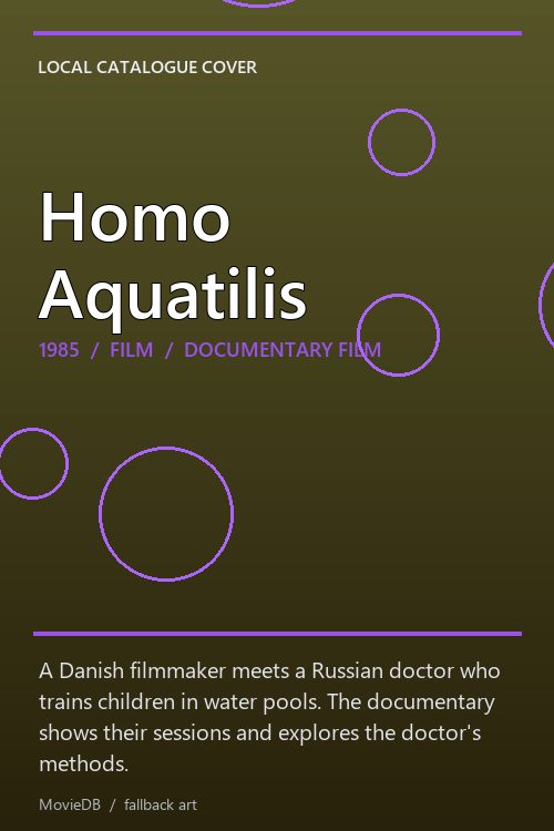 Homo Aquatilis poster