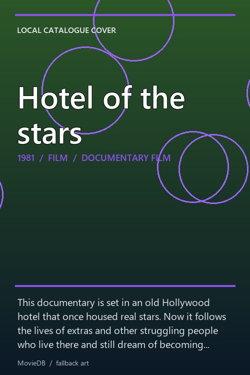 Hotel of the stars poster