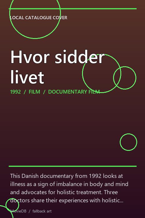 Hvor sidder livet poster
