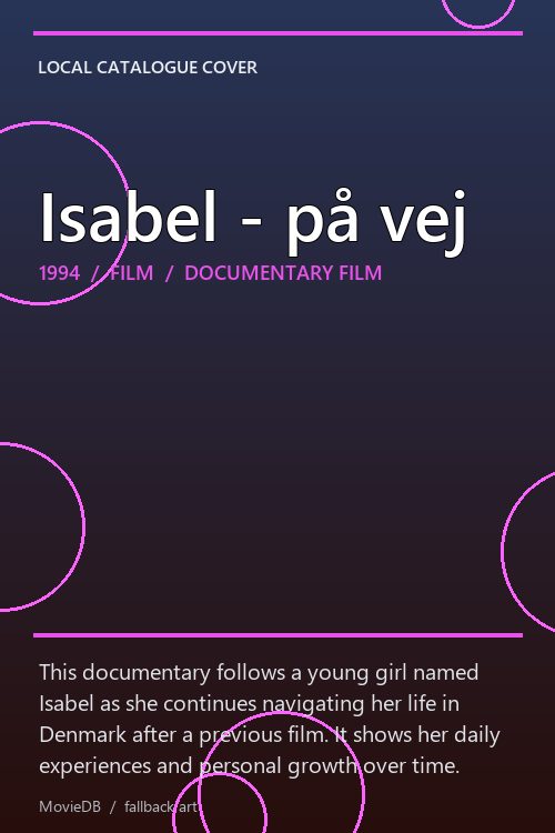 Isabel - på vej poster