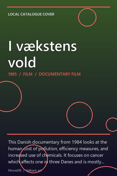 I vækstens vold poster