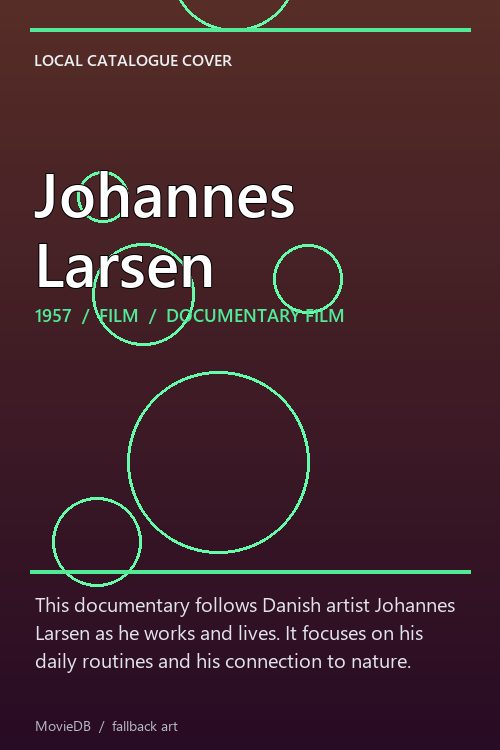 Johannes Larsen poster