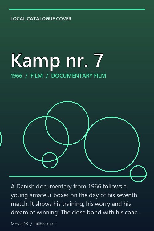 Kamp nr. 7 poster