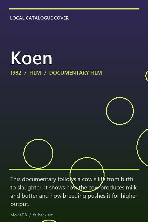 Koen poster